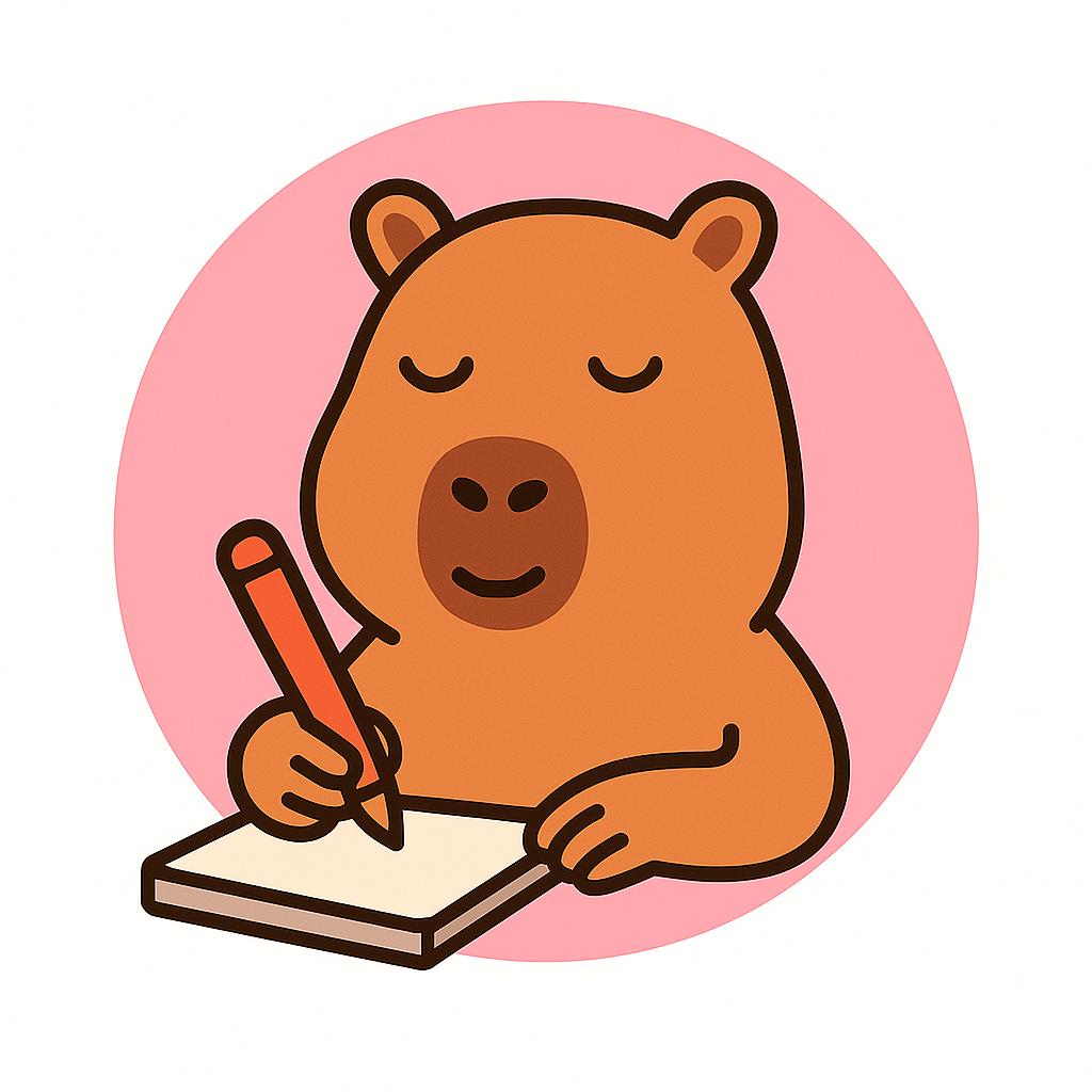 Writing capybara